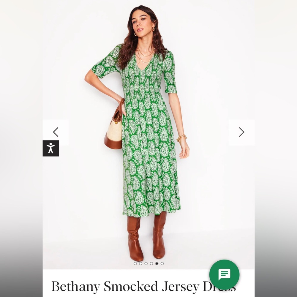 Boden Bethany Smocked Jersey Dress Boden Bethany Smocked Jersey Dress